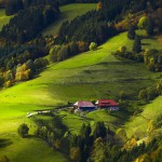Schwarzwald Blick auf Bauernhof Münstertal
